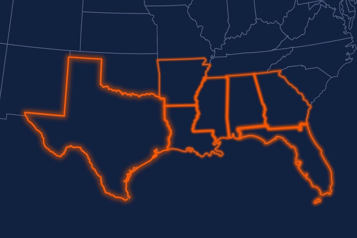 GSI Regional Coverage Map
